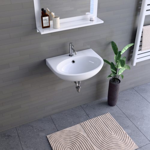 Welland falra szerelhető kerámia mosdó