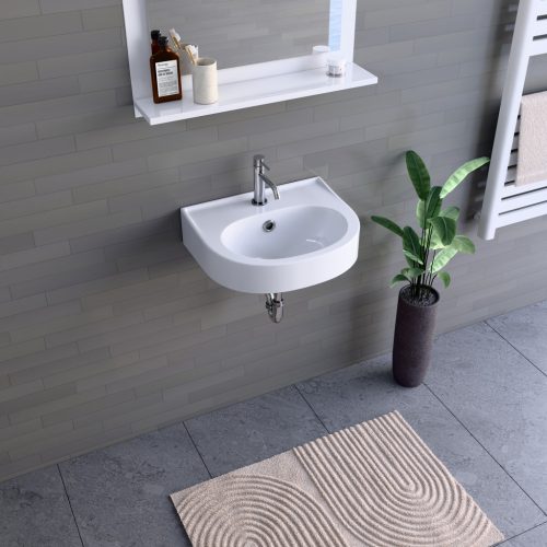 Welland falra szerelhető kerámia mosdó