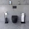 Welland Primo Tornado fali WC csésze + soft-close slim WC ülőke - fekete