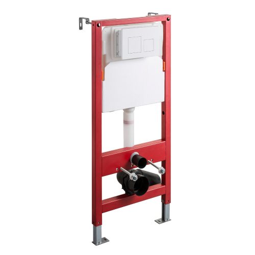 Welland H501A beépíthető WC Tartály + UP001 szürke / matt króm nyomólap