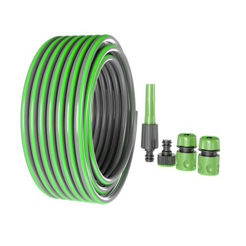 Intenso extra erős 3 rétegű kerti locsolótömlő + szerelvények - 30 m (1/2")