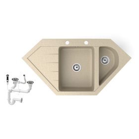 Granit-mosogato-NERO-Joker-szifon-dugokiemelo-bezs