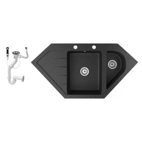 Granit-mosogato-NERO-Joker-szifon-automata-dugokiemelo-fekete