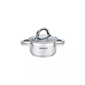   Klausberg Premium lábos 1L, Ø14 cm- rozsdamentes acél, edzett üveg fedő (KB-7121)