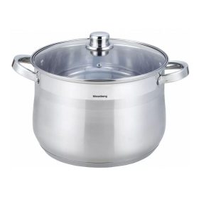   Klausberg fazék 13L, Ø28 cm- rozsdamentes acél, edzett üveg fedő (KB-7165)