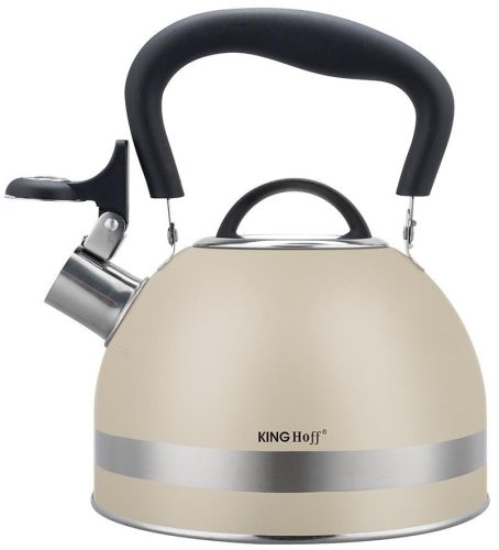 Kinghoff teáskanna, sípszóval - 1.8L - bézs (KH-1854)
