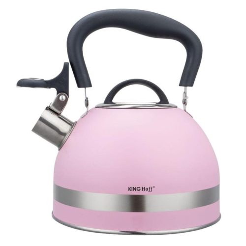 Kinghoff teáskanna, sípszóval - 1.8L - pink (KH-1856)