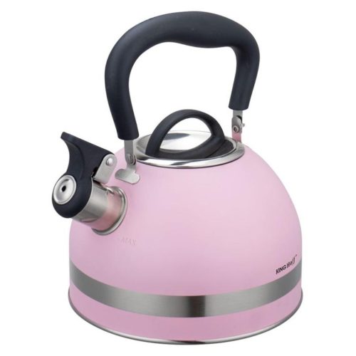 Kinghoff teáskanna, sípszóval - 1.8L - pink (KH-1856)