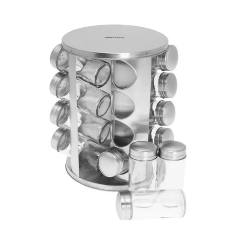 Kinghoff 16 darabos fűszertartó - forgatható (KH-4011)