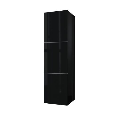 Venezia Like I. fürdőszobabútor szett + mosdókagyló + szifon (fényes fekete)