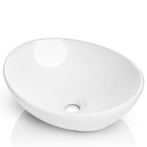 Venezia Mode fürdőszobabútor + tükör + mosdókagyló + szifon  - 60 cm (fényes fehér)