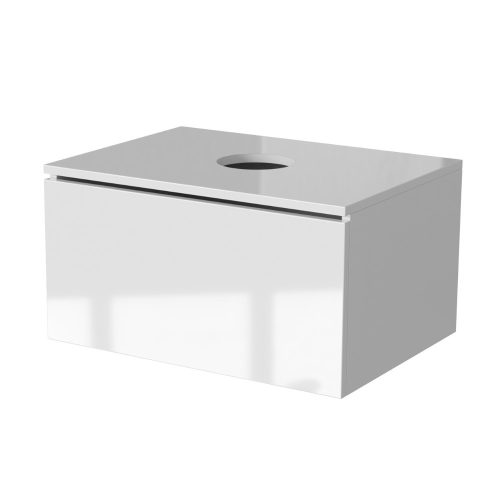 Venezia Mode fürdőszobabútor + mosdókagyló + szifon - 60 cm (fényes fehér)