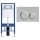 Welland M6601 Slim beépíthető fali WC tartály + nyomólap (G1201C)