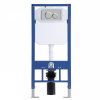 Welland M6601 Slim beépíthető fali WC tartály + nyomólap (G1201C)