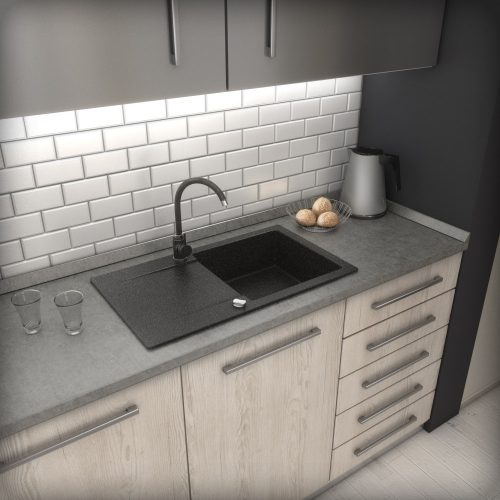 Granit-mosogato-Nero-Gold-Design-csaptelep-dugokiemelo-matt-fekete