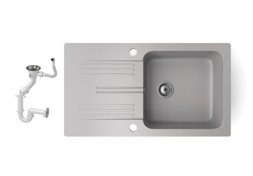 Gránit mosogató szifonnal  