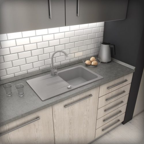 Gránit mosogató szifonnal  