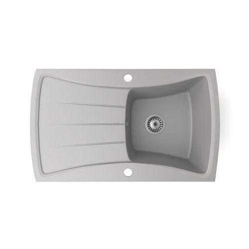 Gránit mosogatótálca NERO Venezia + dugókiemelő (szürke)