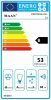 Minimál stílusú páraelszívó modern konyhákba prémium edzett üveg előlappal fekete színben