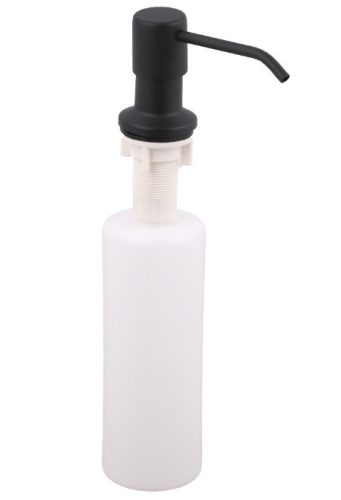 Gránit mosogató Nero Panama + magasított csaptelep + vágódeszka + adagoló (fekete)