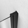 Welland RDD-80 kétszárnyú zuhanyajtó - 80 cm - króm profil
