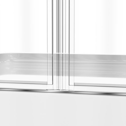 Welland RDD-90 kétszárnyú zuhanyajtó - 90 cm - króm profil