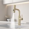 Welland S3281E-1 mosogató csaptelep - kihúzható multifunkciós fej - arany szín