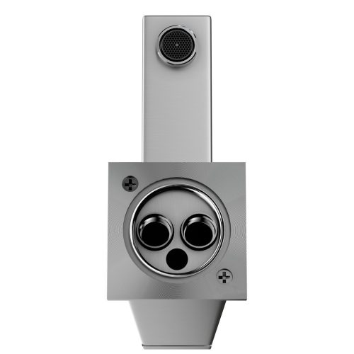 Welland Vista magasított mosdó csaptelep - acélszürke