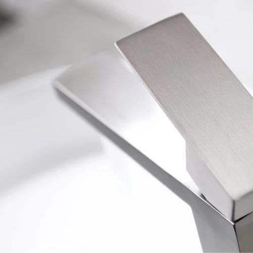 Welland Vista magasított mosdó csaptelep - acélszürke