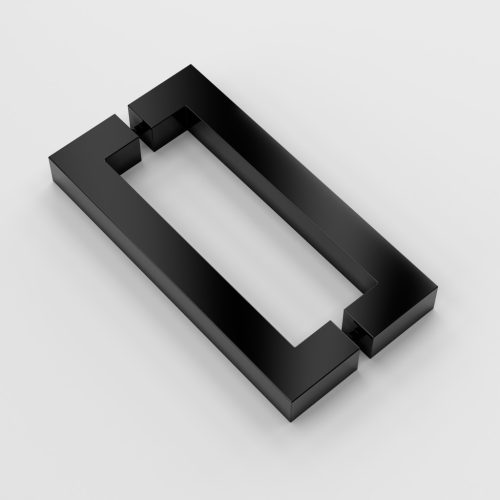 Welland SS-80 zuhanyajtó - 80 cm - fekete profil