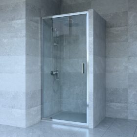 Welland SS-90 zuhanyajtó - 90 cm - króm profil