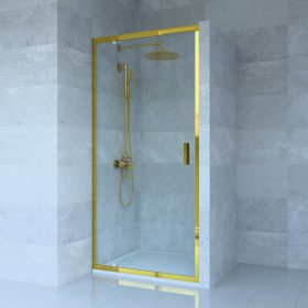 Welland SS-90 zuhanyajtó - 90 cm - arany profil