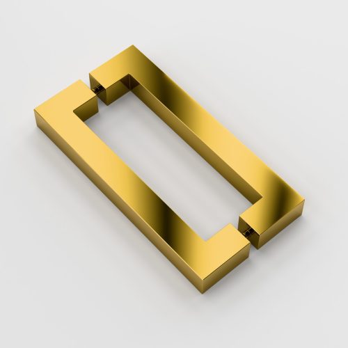 Welland SS-90 zuhanyajtó - 90 cm - arany profil