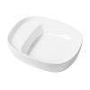 Welland T284 pultra építhető mosdókagyló rejtett lefolyóval - 46 x 37 cm