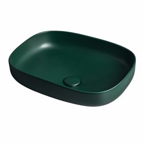   Welland T38-B pultra építhető mosdókagyló - 50 x 38 cm (zöld)