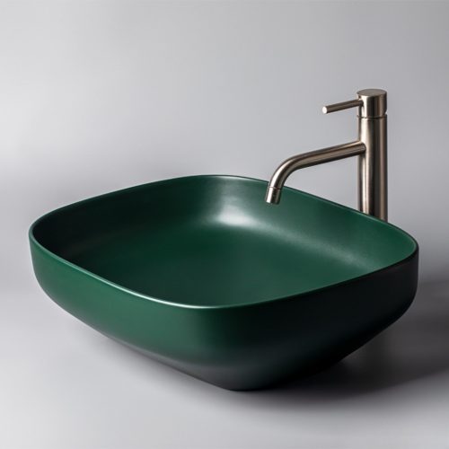 Welland T38-B pultra építhető mosdókagyló - 50 x 38 cm (zöld)