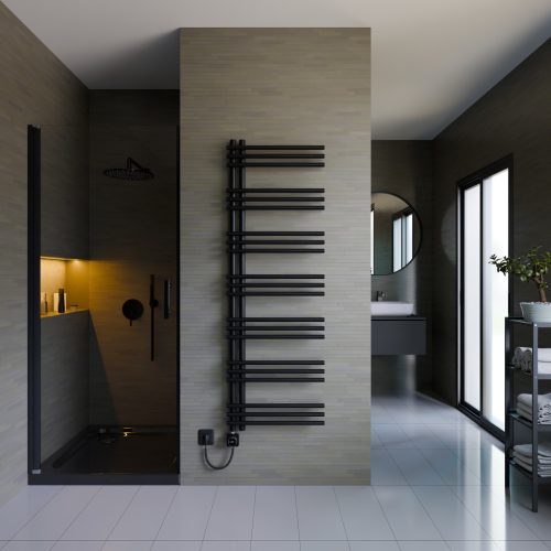 Design radiátor NERO Italia Unico - 50 x 150 cm