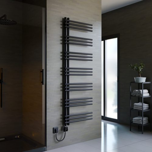 Design radiátor NERO Italia Unico - 50 x 150 cm