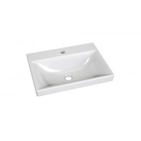 Fürdőszoba bútorra építhető kerámia mosdókagyló