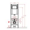 Welland Rimless W2353-4in1 fali WC szett