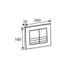 Welland Rimless W2353-4in1 fali WC szett