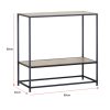 Intenso Compact konzolasztal / előszoba asztal - 80 cm