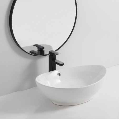 Welland pultra építhető kerámia mosdó