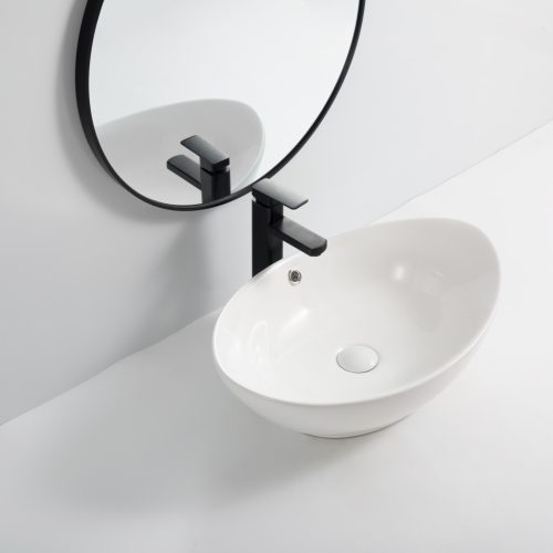 Welland pultra építhető kerámia mosdó