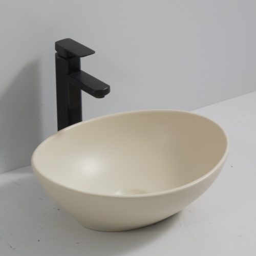 Welland Y9020A pultra építhető mosdókagyló - 40 x 33 cm (bézs)