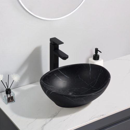 Welland Y9020A-P449 pultra építhető mosdókagyló - 40 x 33 cm (márvány)