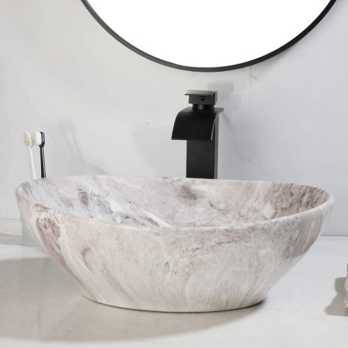 Welland Y9020A-P449 pultra építhető mosdókagyló - 40 x 33 cm (márvány)