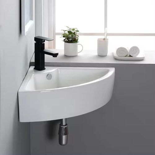 Welland pultra építhető kerámia mosdó