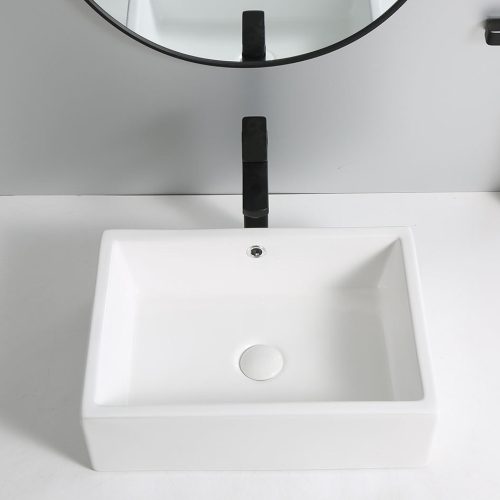 Welland pultra építhető kerámia mosdó