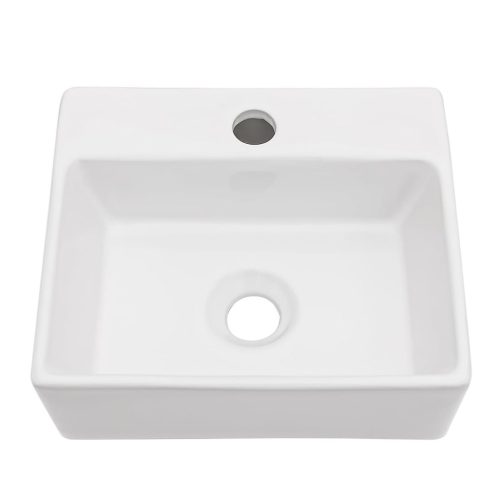 Welland Y9135 falra / pultra szerelhető mosdókagyló - 38 x 30 cm